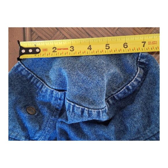 KC Caps Headshots Denim Bucket Hat Duffys Love Shack St. Thomas Y2K vented - Picture 12 of 13